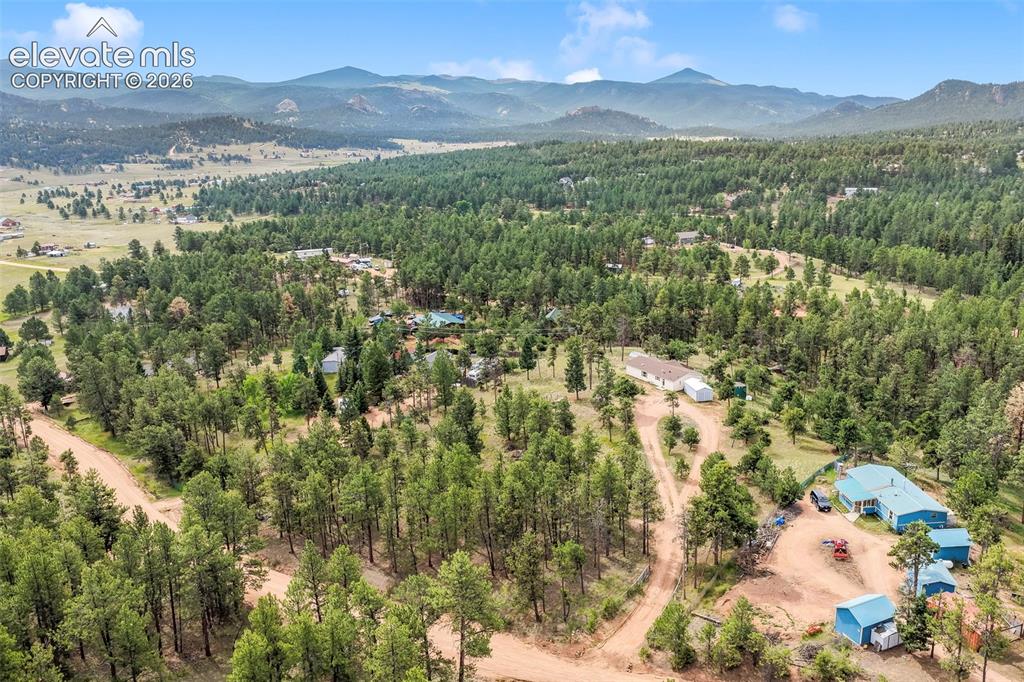 Image 3 of 50: View of subject property featuring a heavily wooded area