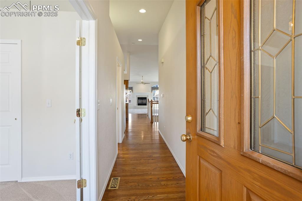 Image 3 of 36: Bedroom/Office Conveniently Located Right off the Entry!