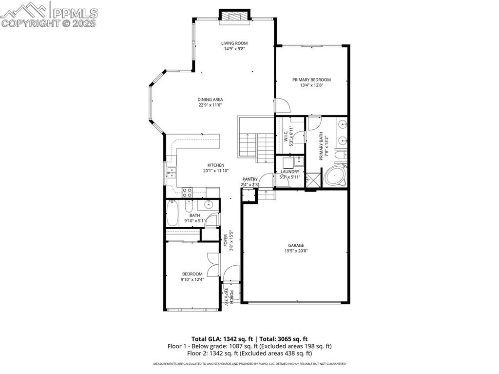 Image 35 of 36: Main Level Floor Plan!