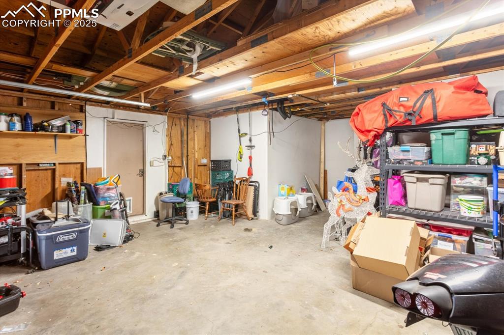 Image 33 of 45: View of unfinished basement