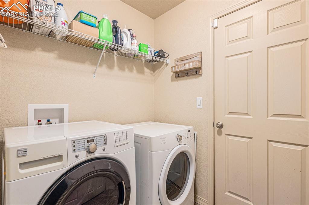 Image 15 of 36: Laundry with Washer & Dryer Included
