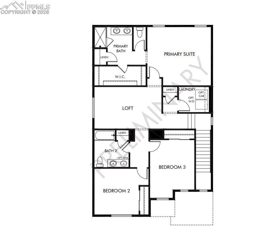 Image 33 of 34: View of floor plan / room layout