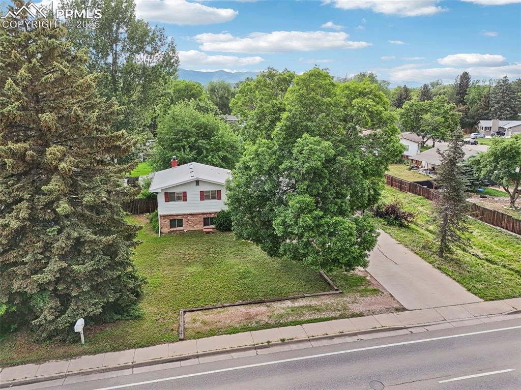 Image 30 of 49: Aerial view of this beautiful home.