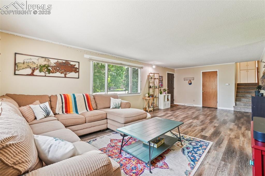 Image 6 of 49: Another view of the spacious living room!