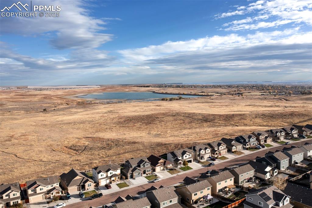 Image 41 of 45: Aerial perspective of open space, unobstructed views, and Big Johnson Reser