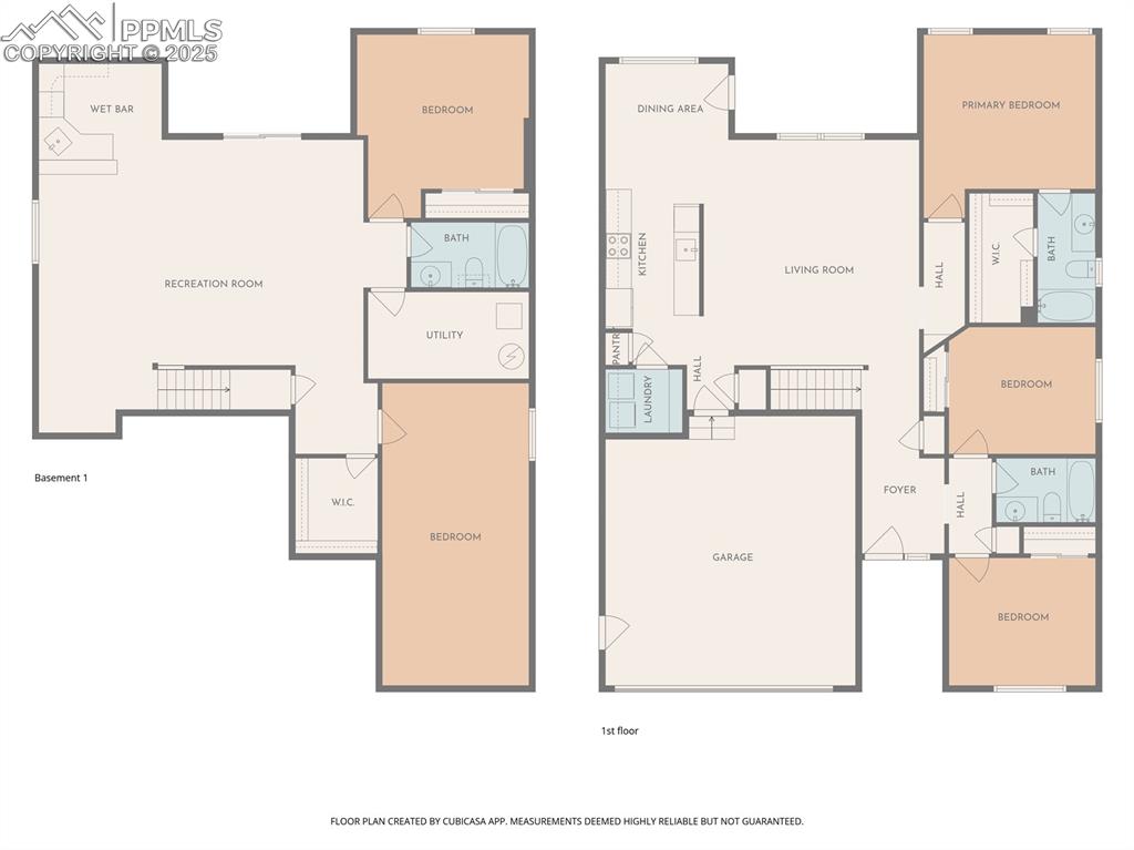 Image 45 of 45: View of main and basement layout