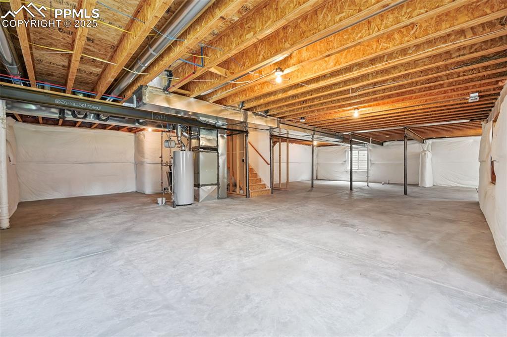 Image 41 of 46: basement, from SW corner viewpoint