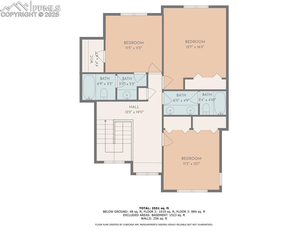 Image 46 of 46: 2nd Floor, 3 bedrooms, 2 bathrooms plus loft, open railing