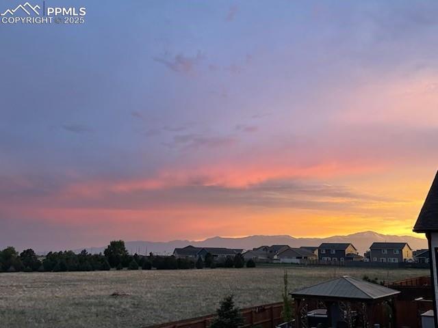 Image 3 of 42: Fabulous sunset. Photo taken from the deck.