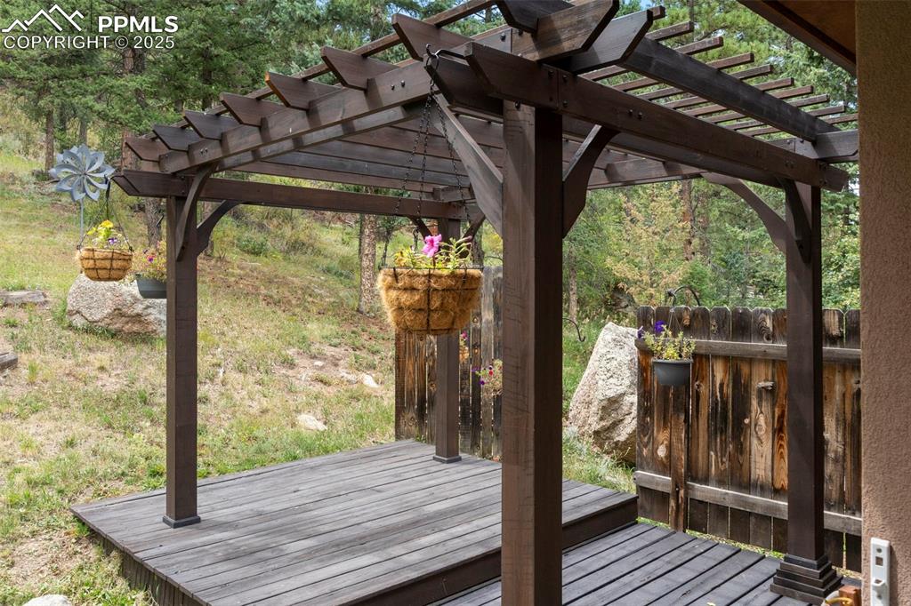 Image 27 of 30: Purgola Covered Deck