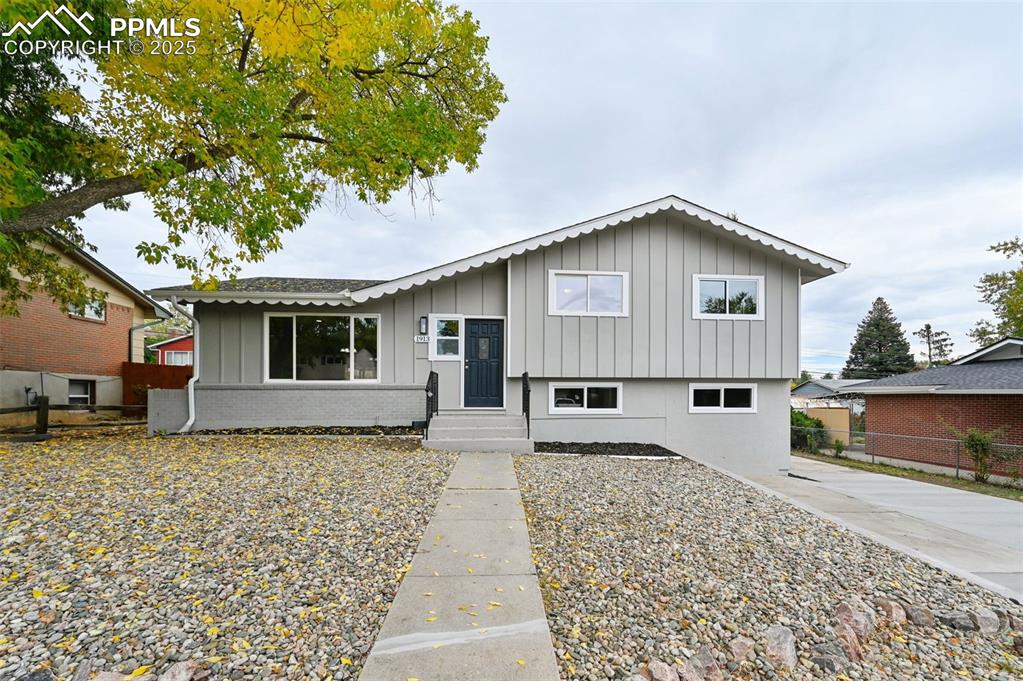 Caption: Front of Structure