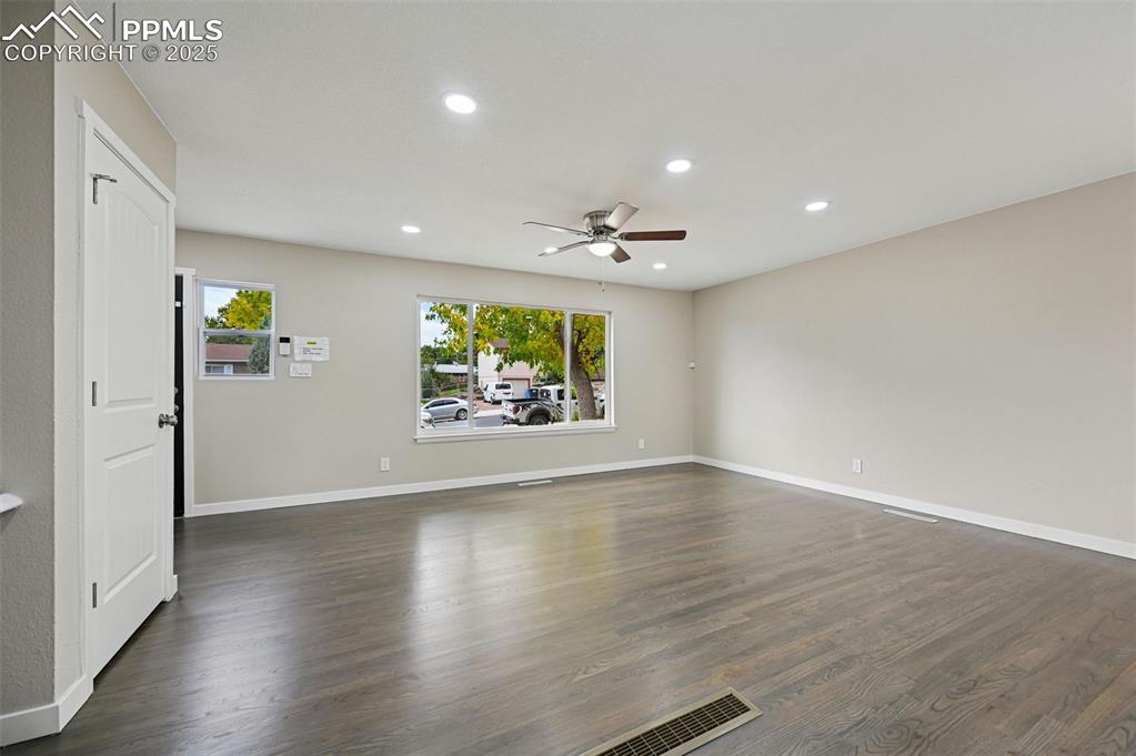 Image 12 of 36: View of living room from the Kitchen