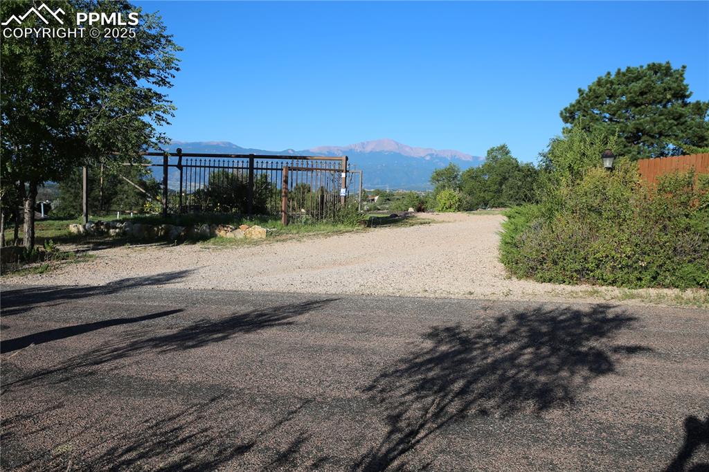 Image 9 of 9: Pikes Peak view from property line.