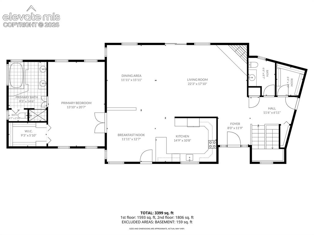 Image 49 of 50: Main Level Floorplan