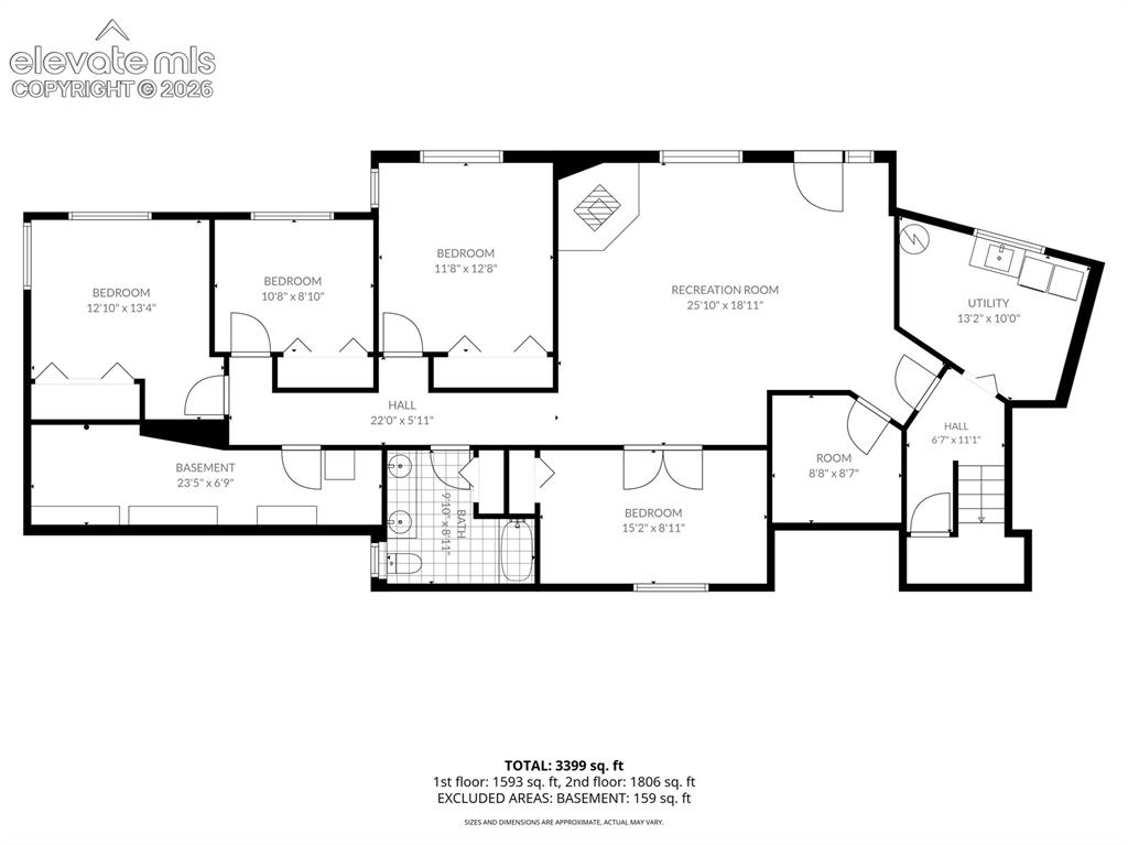 Image 50 of 50: Downstairs Floorplan
