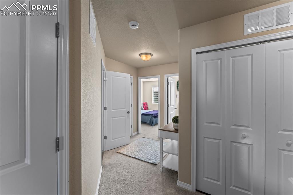 Image 23 of 37: The hallway offers a clean, functional flow that naturally connects each sp