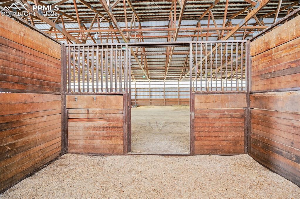 Image 26 of 43: View of horse barn