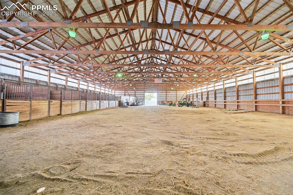 Image 31 of 43: View of indoor riding arena