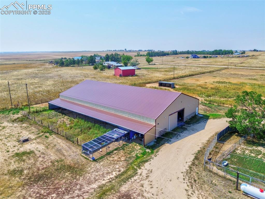 Image 41 of 43: Aerial view of sparsely populated area