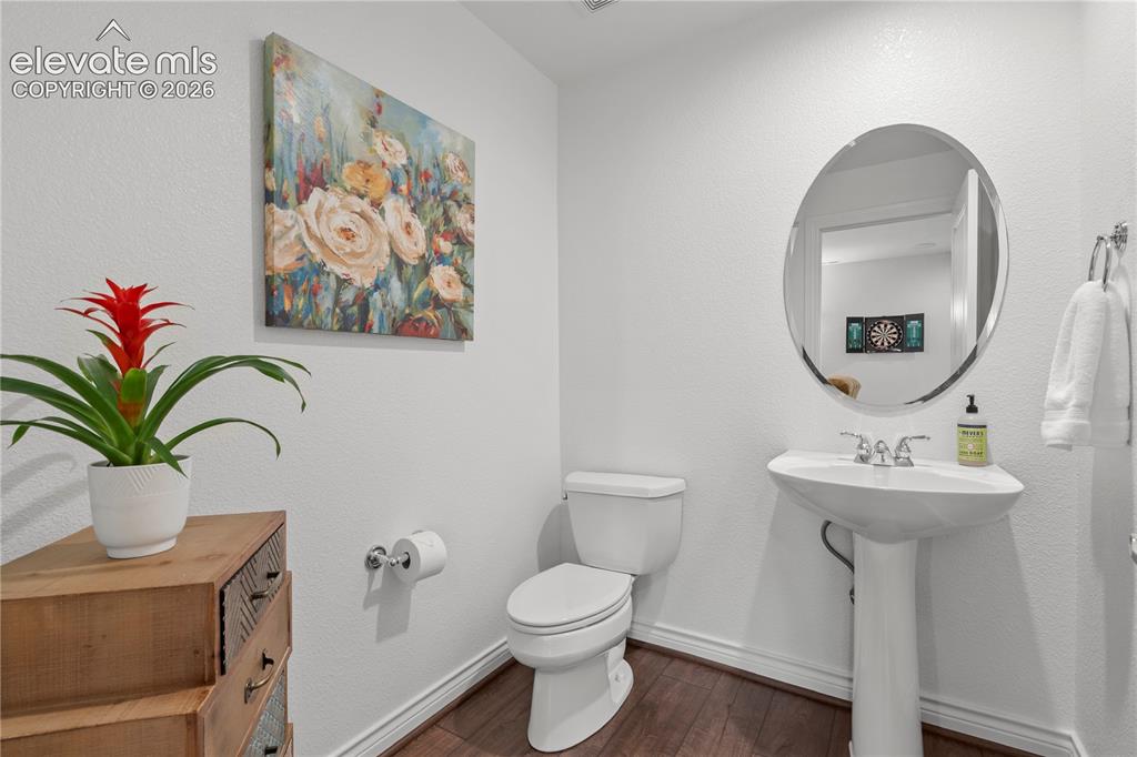 Image 31 of 47: lower level powder room 