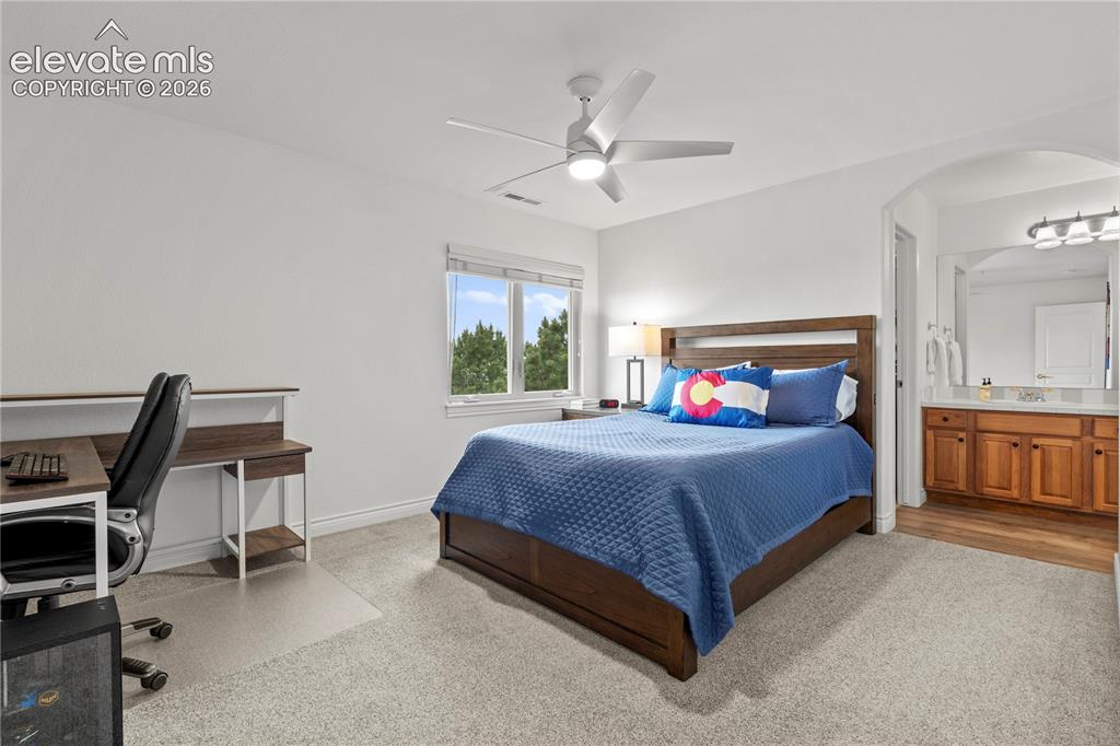 Image 43 of 47: upper level bedroom