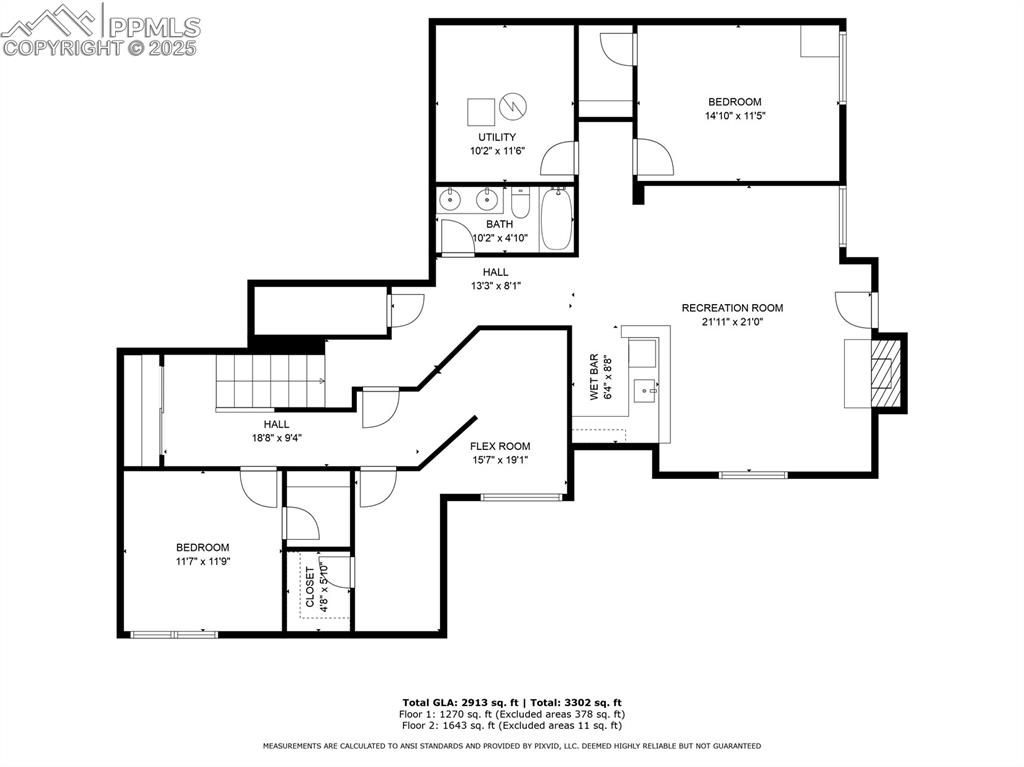 Image 33 of 33: Basement Floor Plan!