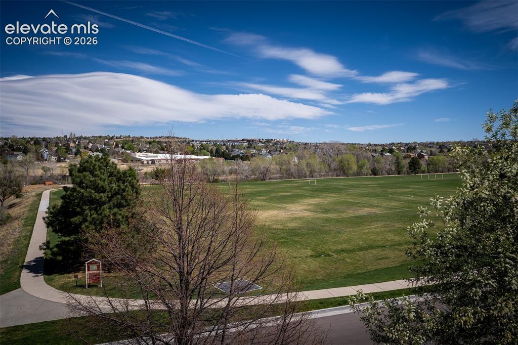 Image 42 of 50: Another view of Cottonwood Park from the upper deck.