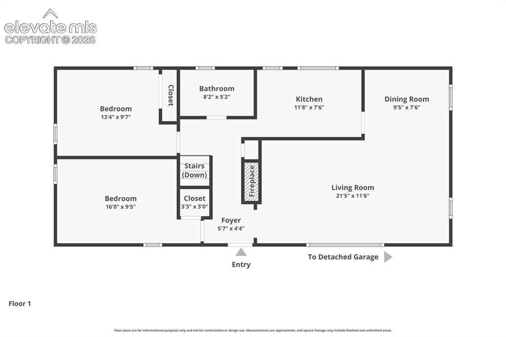 Image 44 of 46: Main Level Floor plan