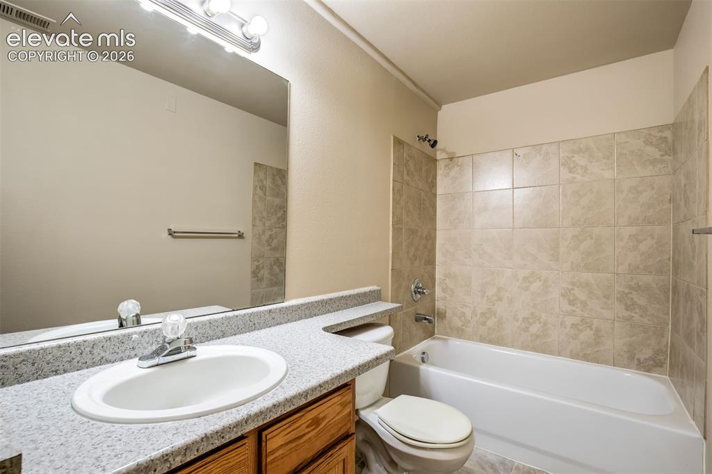 Image 27 of 34: Full Bath in finished basement