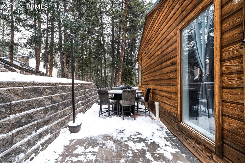 Image 4 of 29:  Patio with outdoor dining area