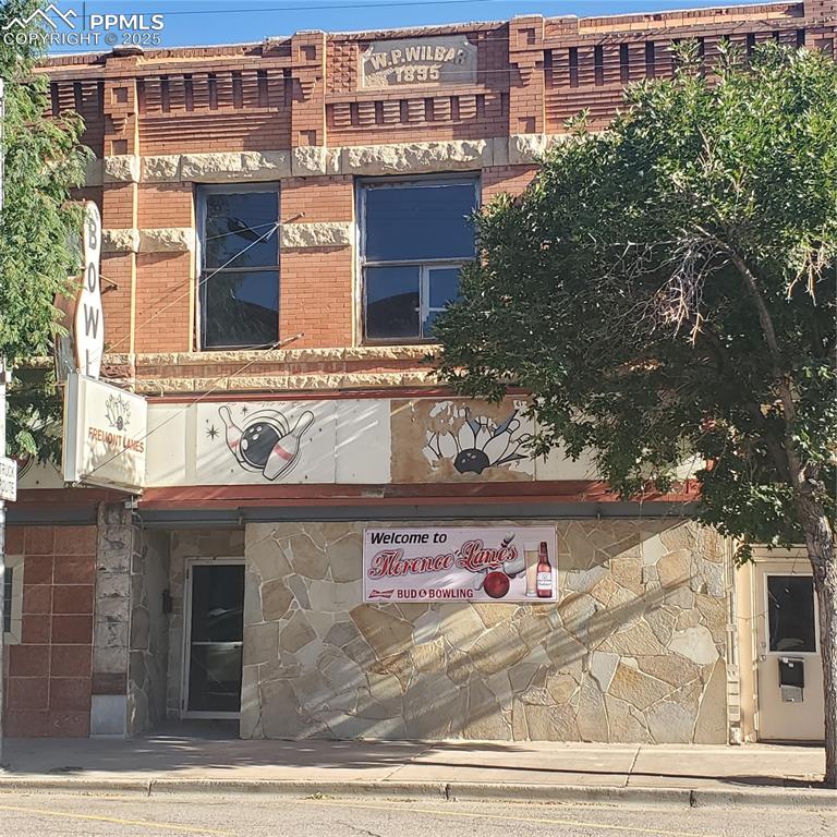 Caption: Front of Structure