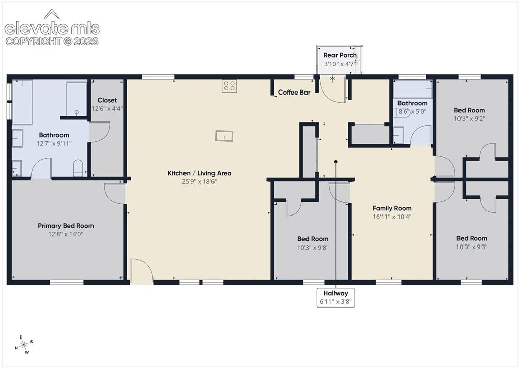 Image 50 of 50: Floor Plan – Thoughtfully designed ranch floor plan offering an open-concep