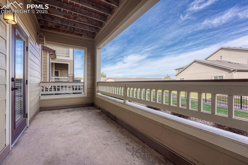 Image 11 of 27: View of private back patio/balcony