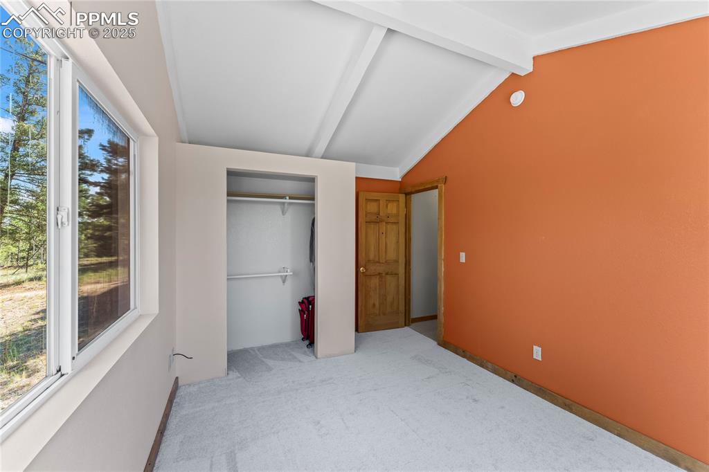 Image 22 of 39: Unfurnished bedroom featuring carpet flooring and a closet