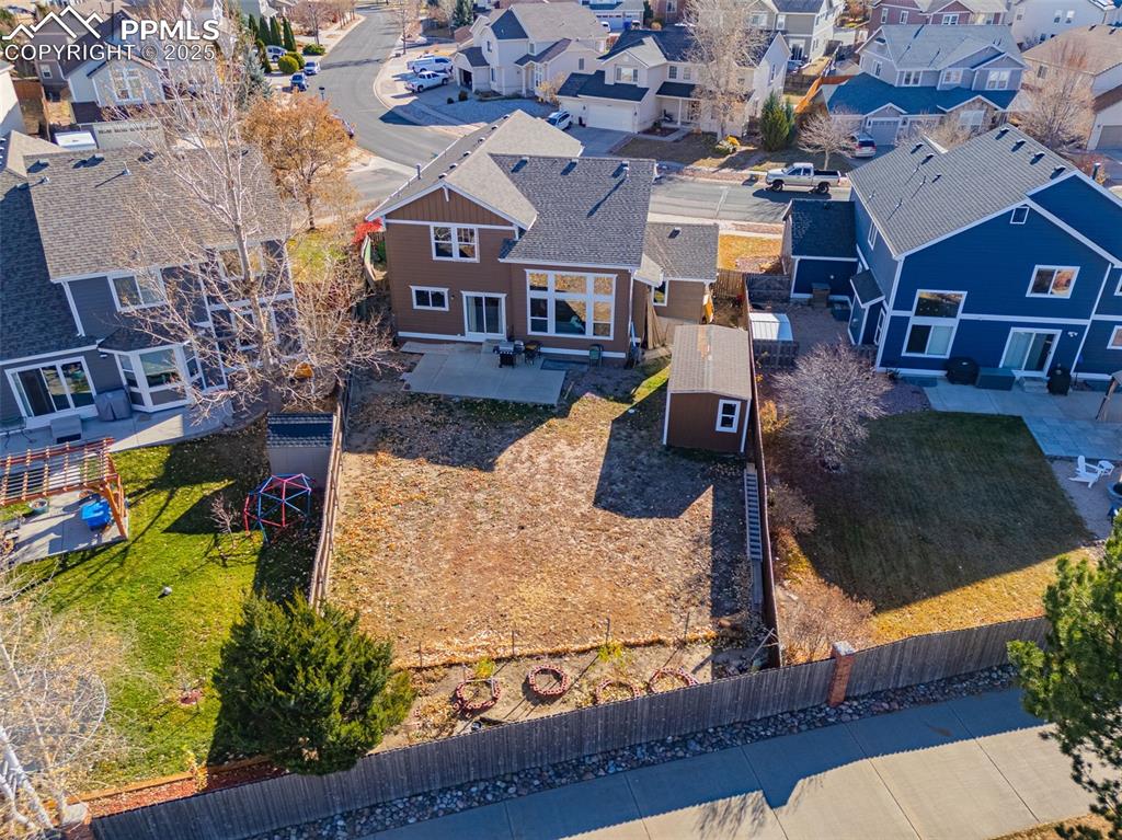 Image 40 of 45: Aerial view of residential area