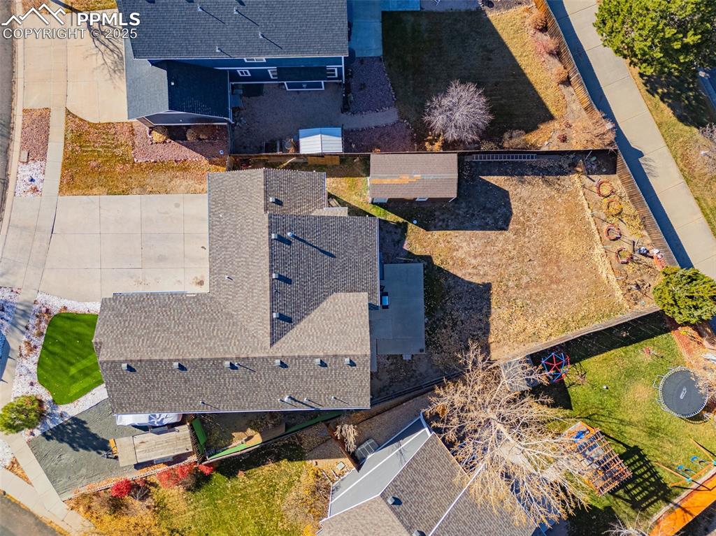 Image 41 of 45: View from above of property