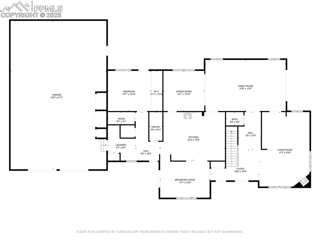 Image 49 of 50: Main Level Floor Plan