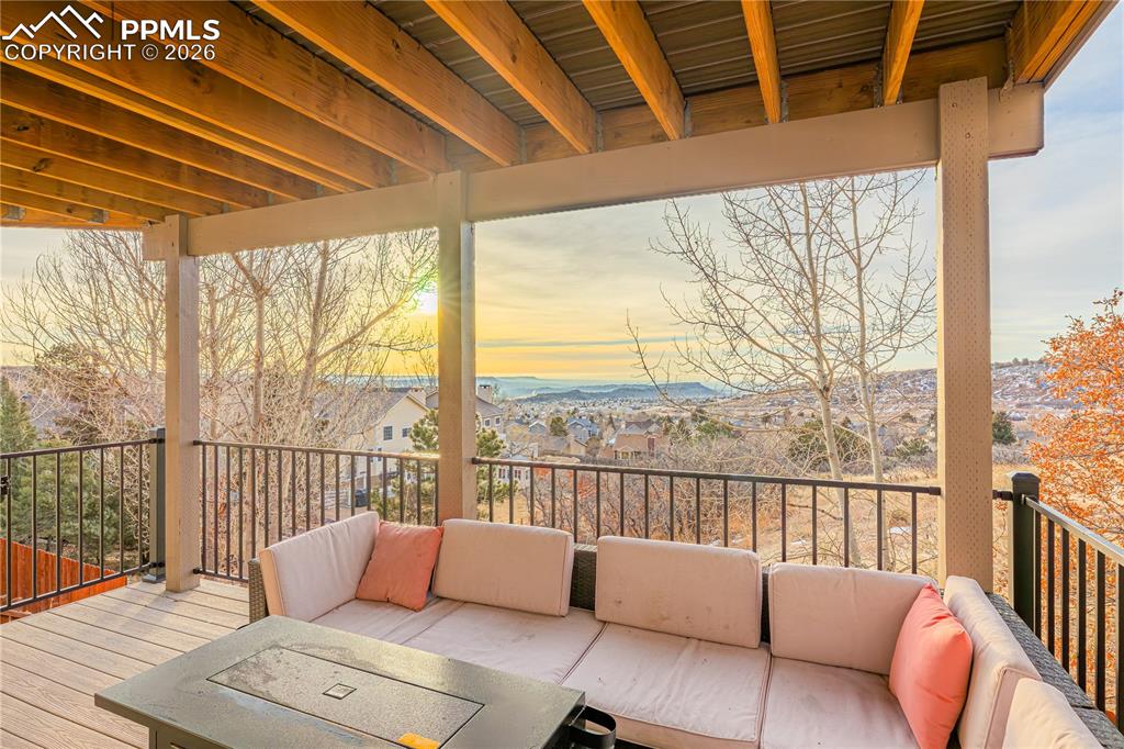 Image 9 of 50: Walkout basement deck