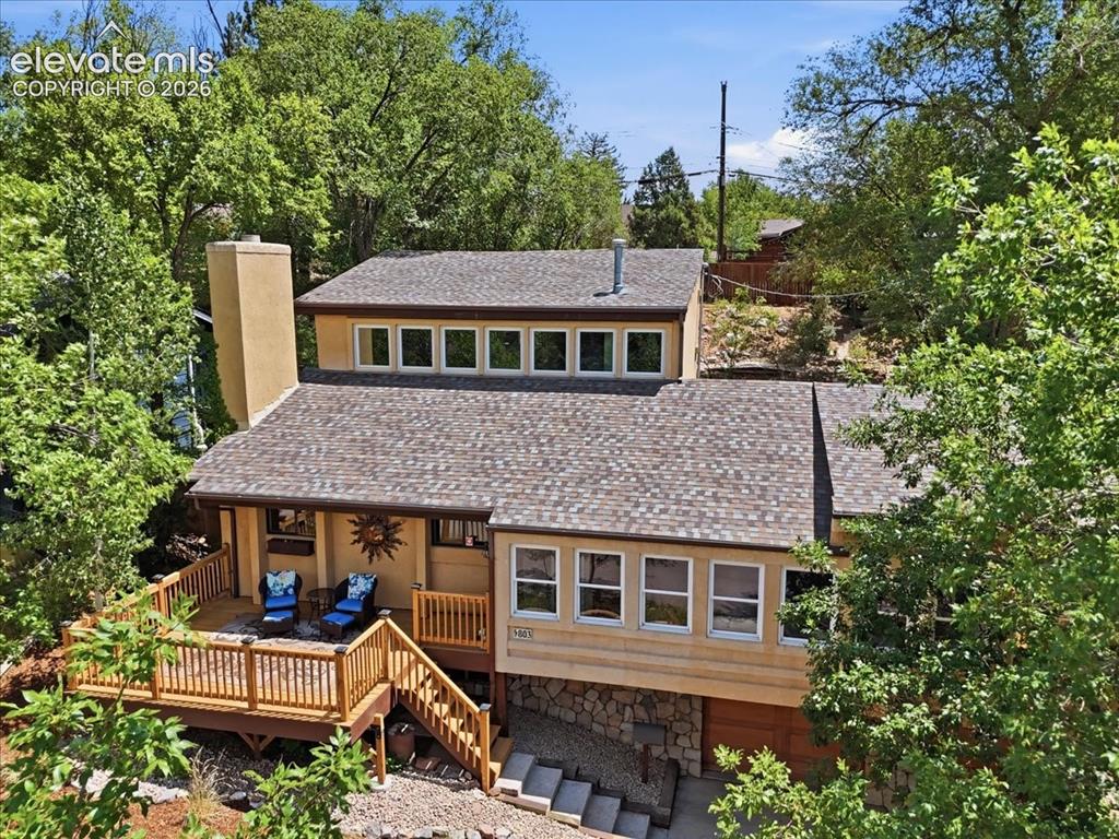 Image 1 of 50: Sweeping views from the front deck and expansive windows!