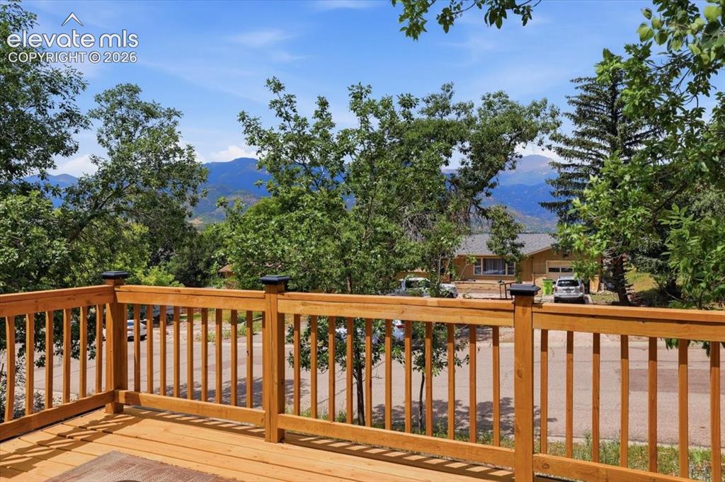 Image 2 of 50: Pikes Peak & Front Range views from the front deck