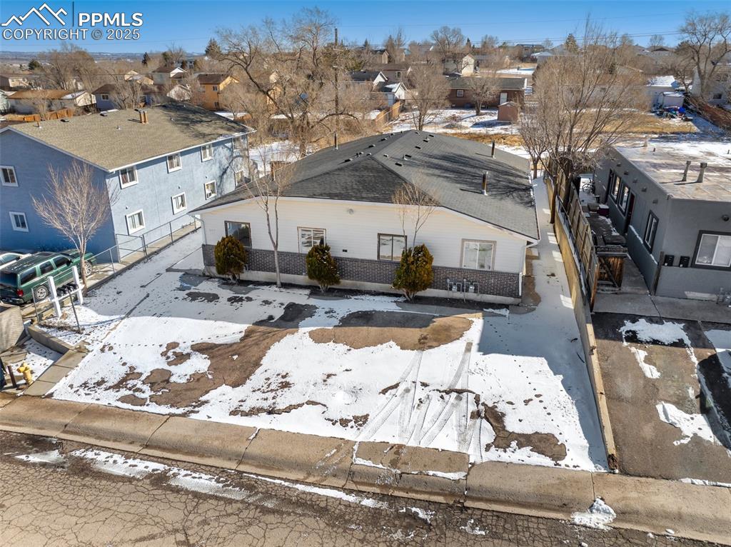 Image 2 of 23: Ample parking -
Mails boxes to the left of the parking area.