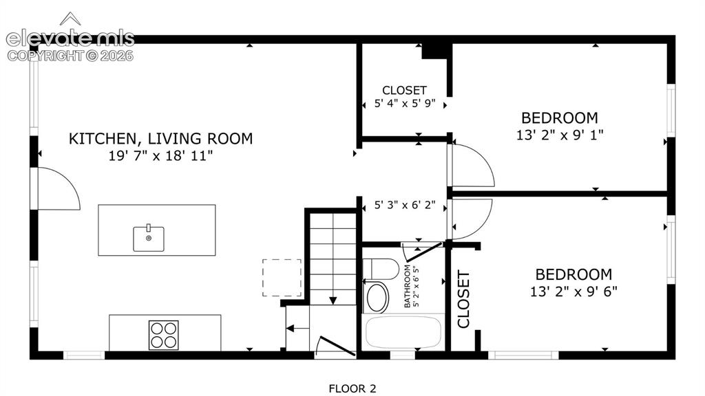Image 6 of 40: Living area featuring hardwood flooring, light gray wall paint, recessed li