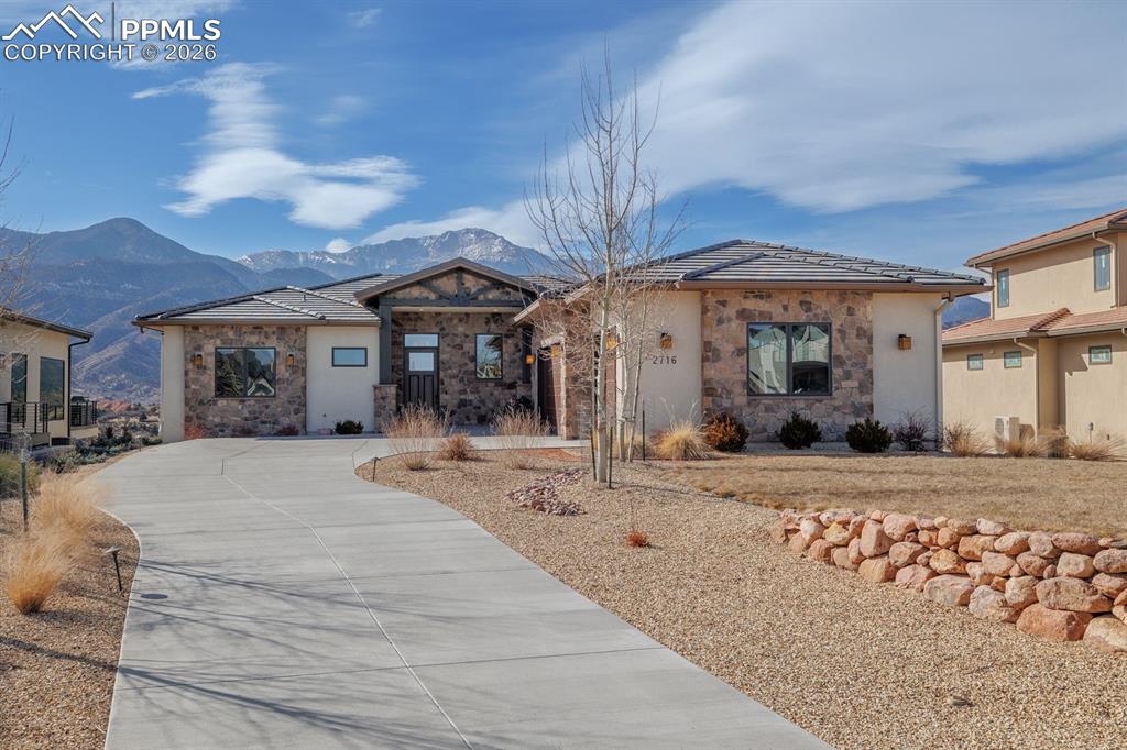 Caption: Front of Structure