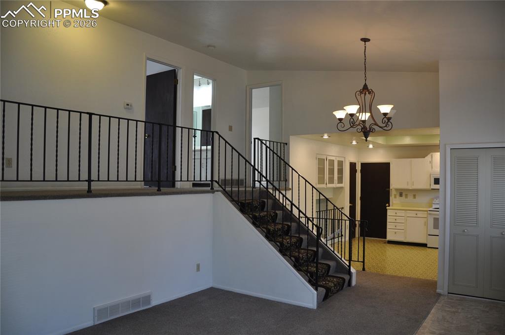 Image 6 of 35: View from Livingroom or Dining room- Main level