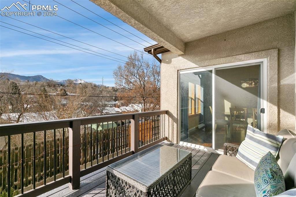 Image 37 of 39: Upper composite deck with mountain views.