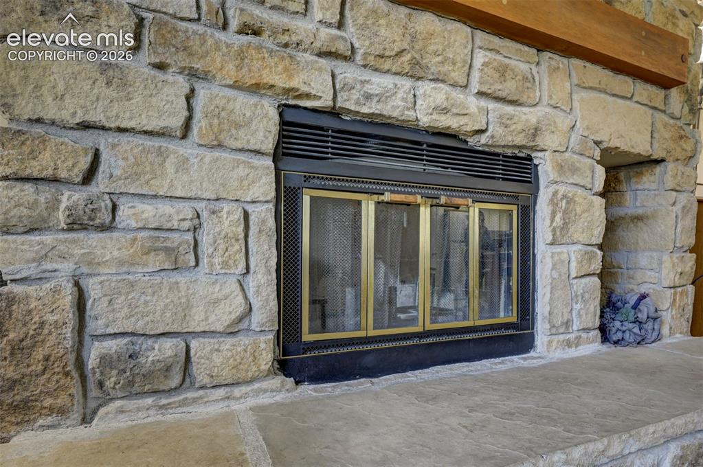 Image 7 of 25: Enjoy your beautiful Wood Burning Masonry Fireplace