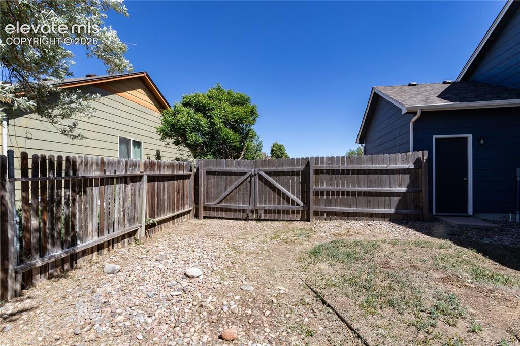Image 48 of 50: Double size gate to accommodate camper or boat 