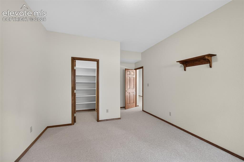 Image 24 of 50: Basement Bedroom with Walk-in Closet