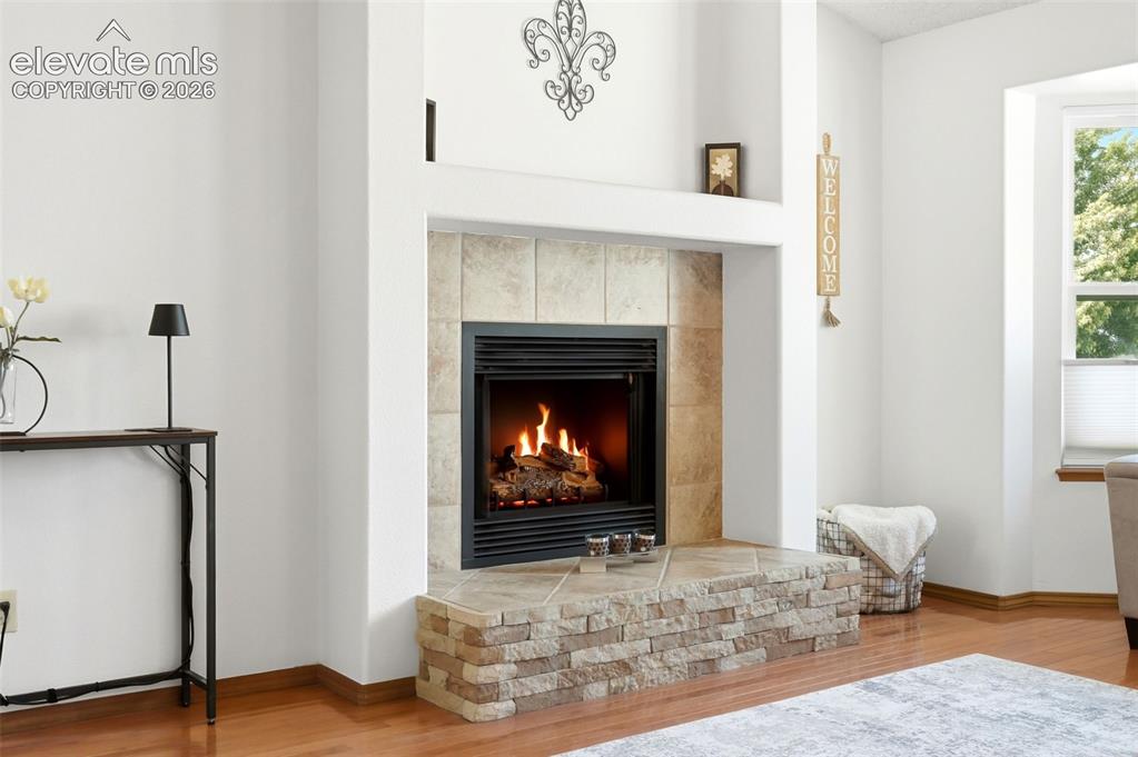 Image 5 of 32: gas fireplace