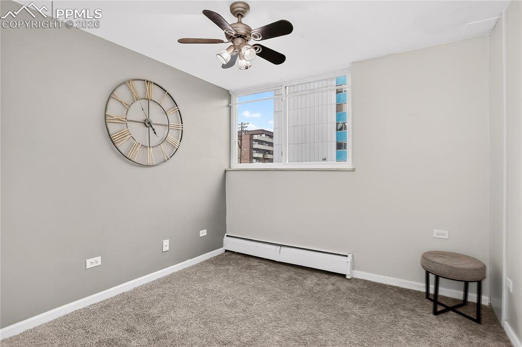 Image 14 of 25: 2nd bedroom, new carpet